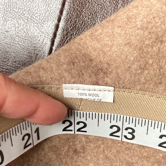 MERONA Brown Boho Festival Floppy Hat with Feather Band - Picture 6 of 7